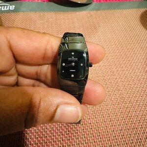 SKAGEN women black ceramic Watch